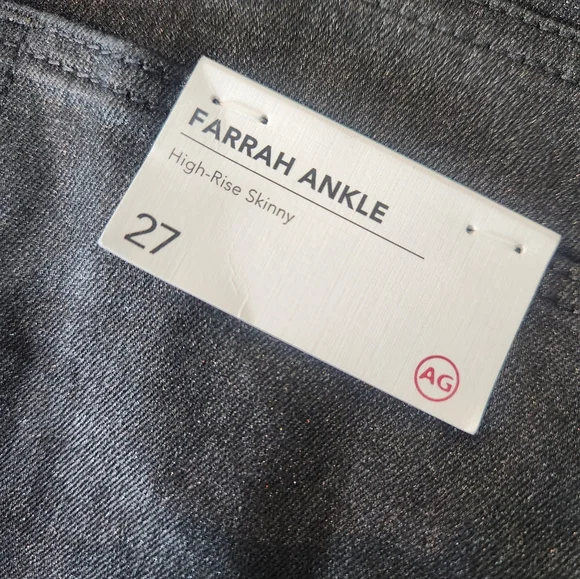 AG Adriano Goldschmied Charcoal High-Rise Skinny Jeans - Picture 9 of 9